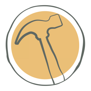 Icon with hammer