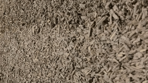 A textured brown wall