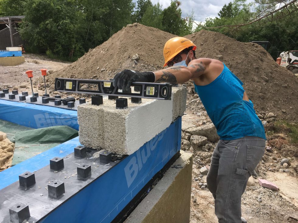 Just BioFiber Hempcrete Blocks for Zero Carbon Trent Forensics Facility ...